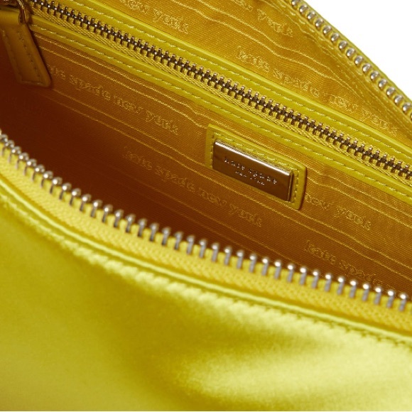 NWT Kate Spade New York Afterparty Satin and Crystal Embellished Shoulder Bag - Picture 3 of 5